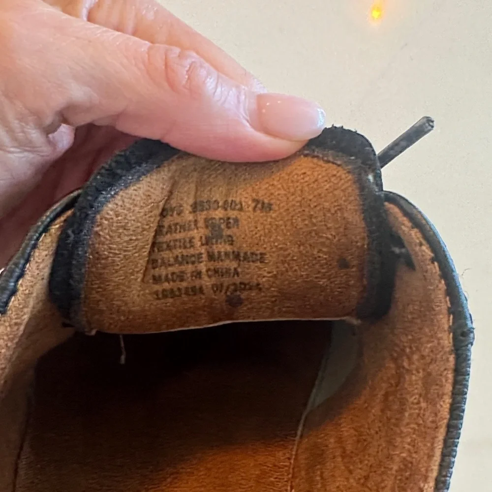 Florsheim Black Leather Lace-Up Shoes